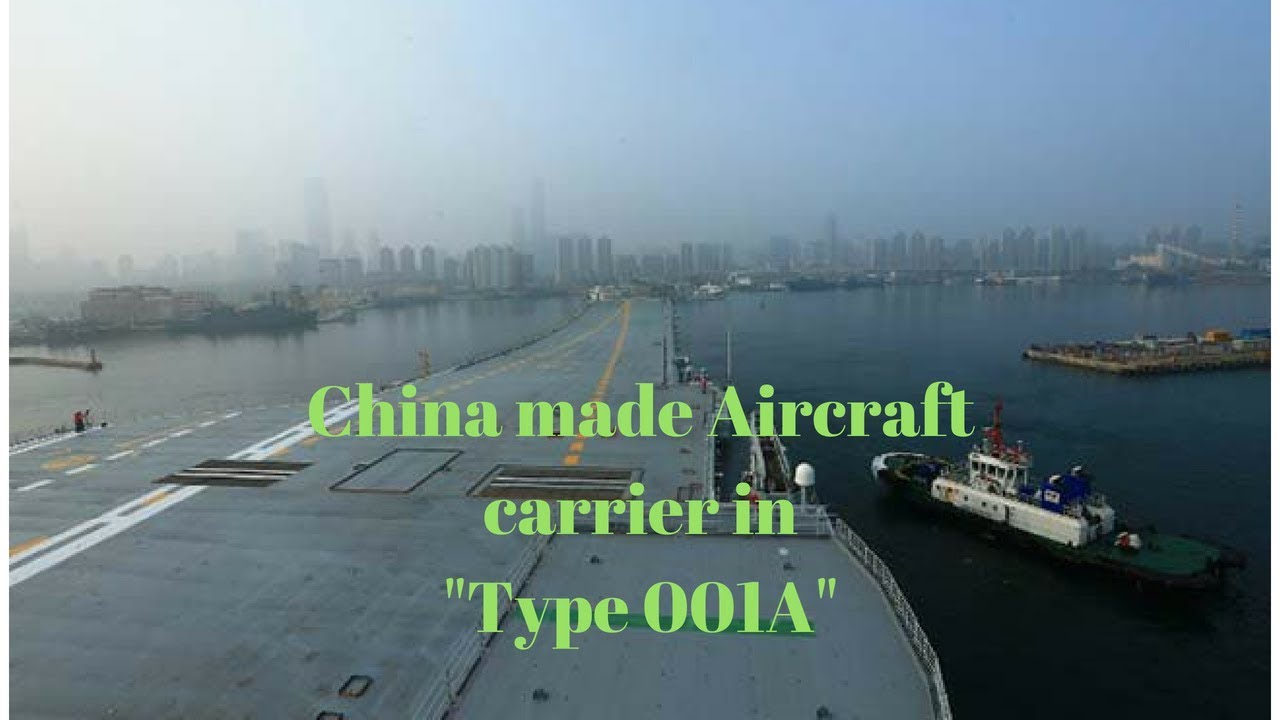 China made aircraft carrier for 'Type 001A' in Sea Trials begin
