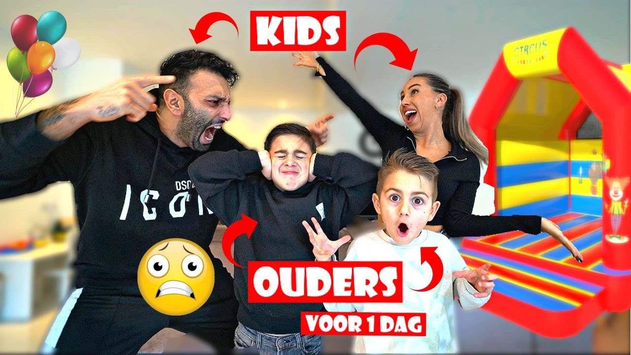 WE WISSELEN 1 DAG VAN LEVEN *KIDS WORDEN OUDERS* 😱| #746