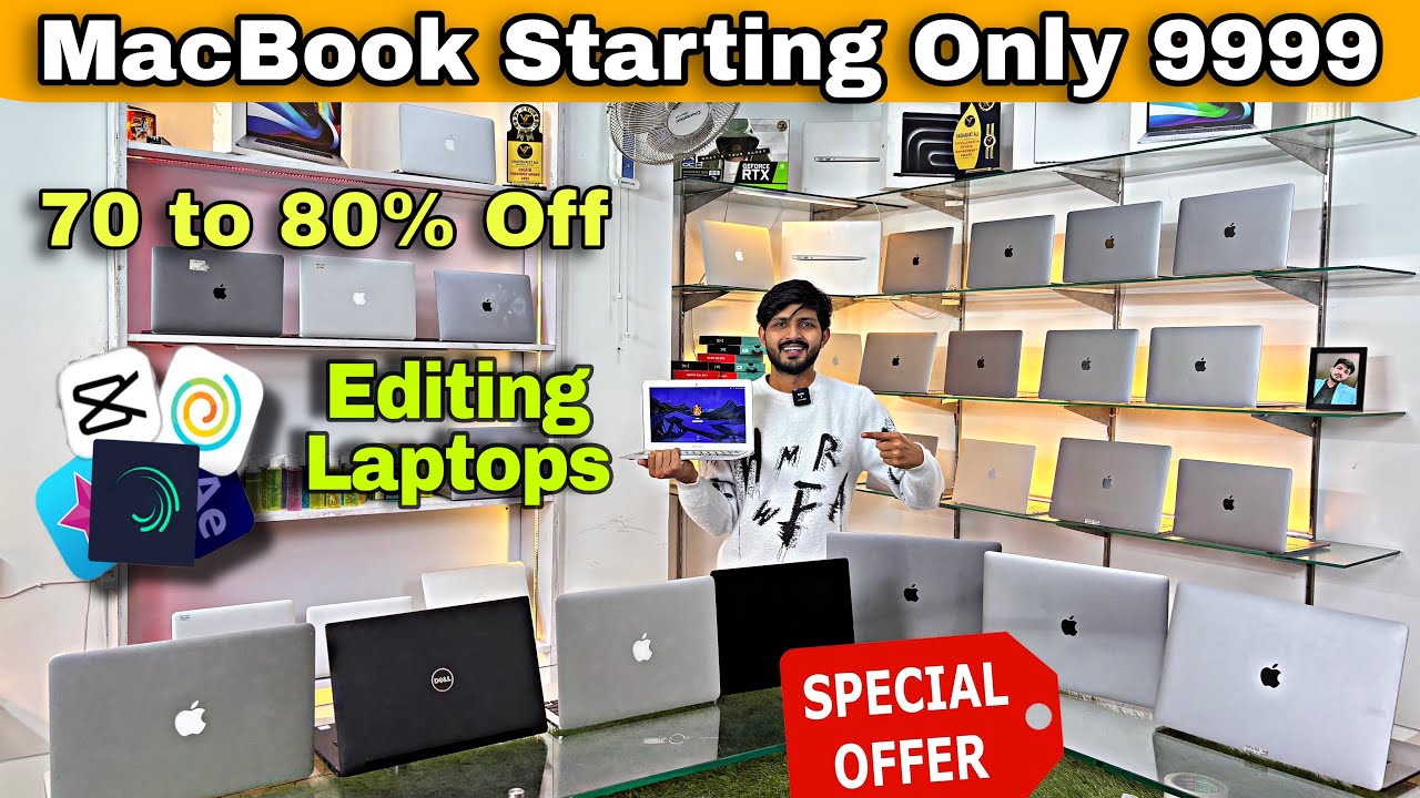 MacBook Starting Price 9999 | Second hand laptop Market in Noida 