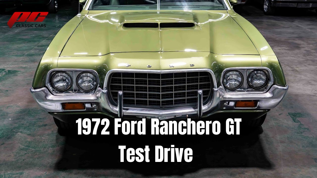 1972 Ford Ranchero GT Test Drive Review |  PC Classic Cars