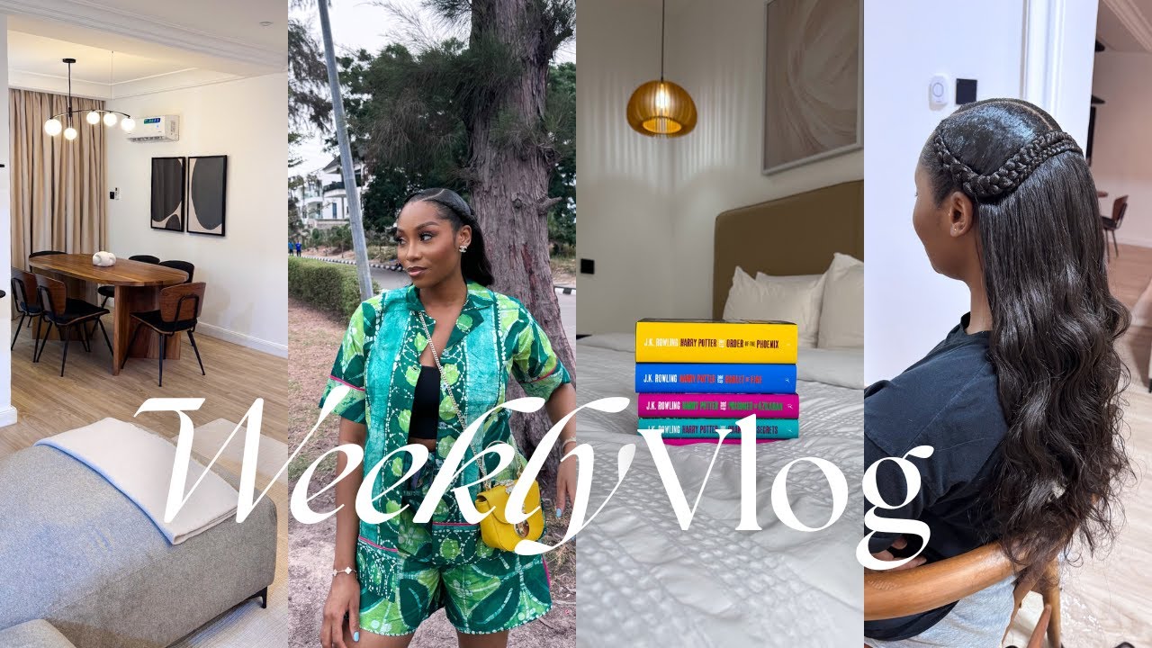 WEEKLY VLOG: NEW FAVE HAIRSTYLE + I AM DONE WITH NAIL EXTENSIONS +  NEW BOOKS + FOOD + MORE