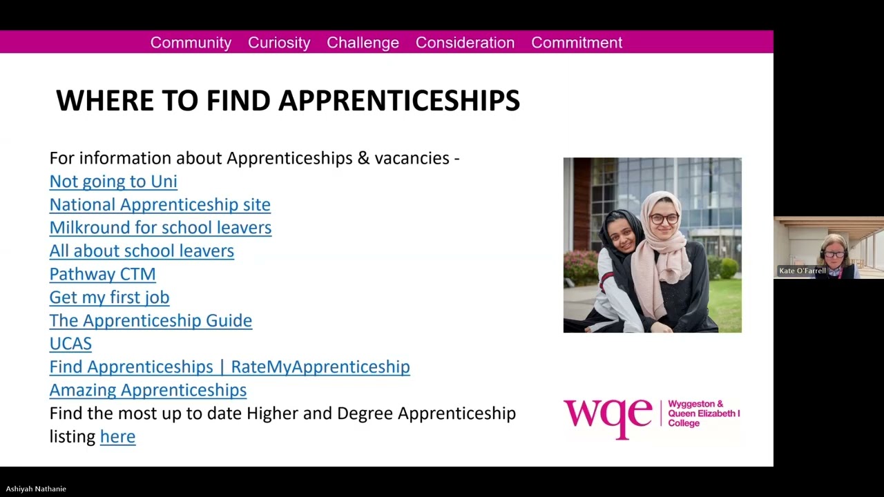All About Apprenticeships Webinar: WQE College