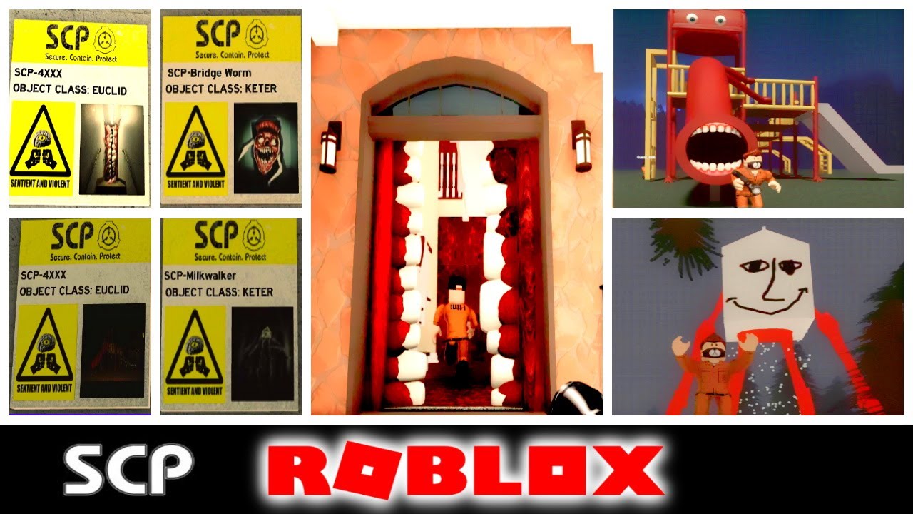 SCP Smile Room House, SCP Extra Slide, SCP Bridge Worm & SCP Milkwalker Ambassador By kharbor_ykt