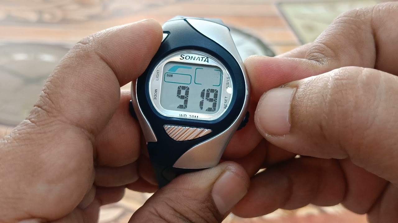 Sonata Digital kids Watch Time Configuration || Alarm On/Off || Stop Watch