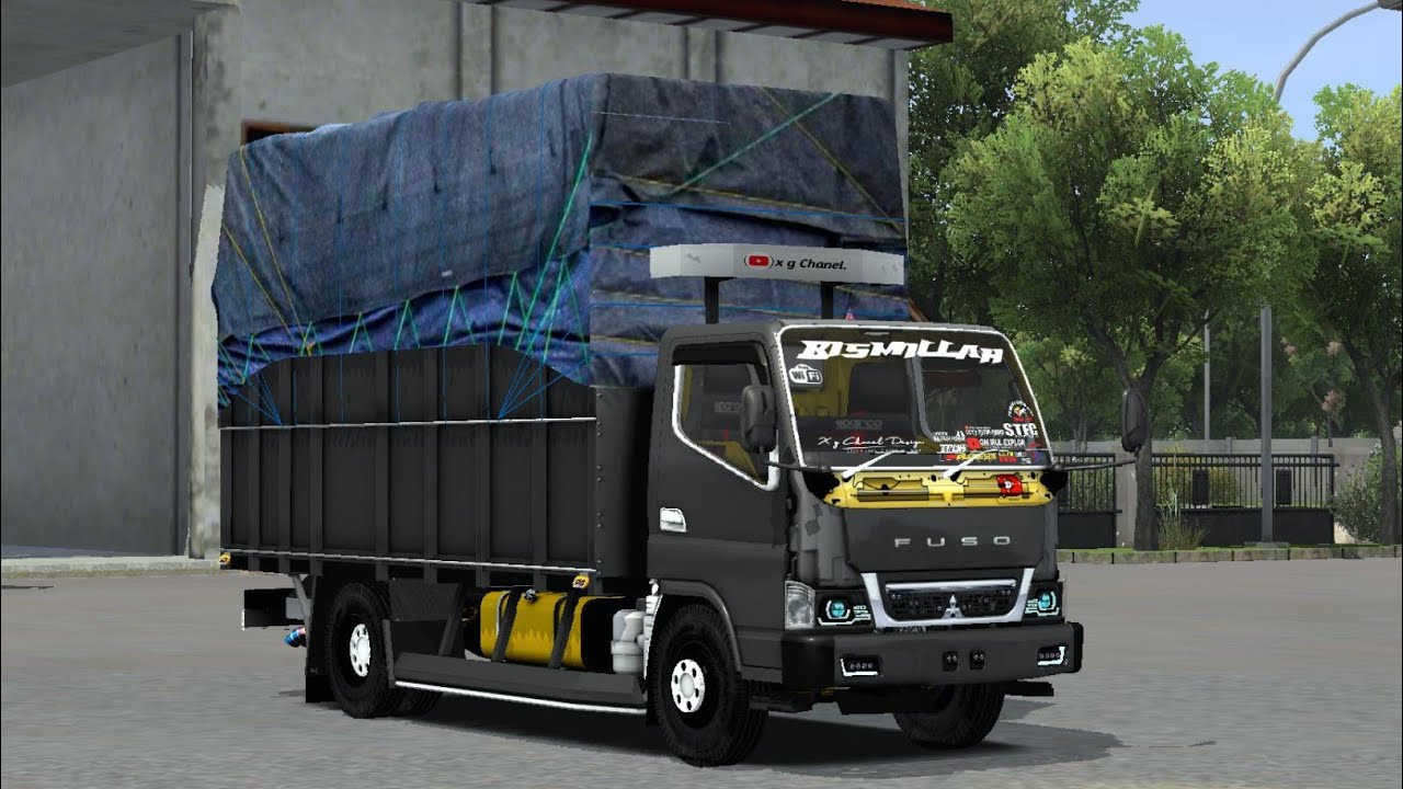 CANTER TRUCK HEREX TIKTOK ALF BUSSID || SHARE LIVERY MOD TRUCK GAYOR || LATEST CANTER TRUCK MOD