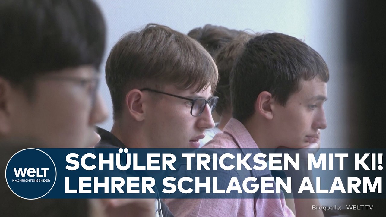 BILDUNGSSYSTEM UNTER DRUCK: KI macht Hausaufgaben f&uuml;r die Sch&uuml;ler! Lehrerverband warnt | KI WELT