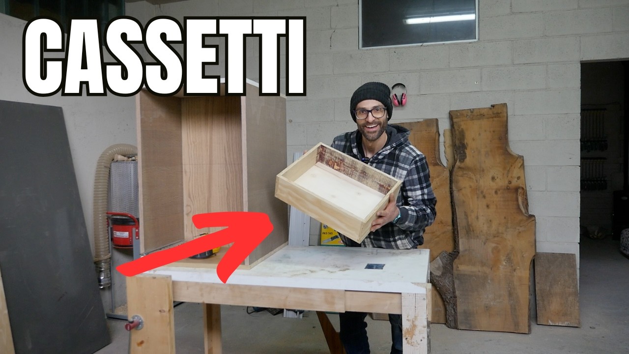 INCASTRO PER CASSETTI | 3MDF #61 |  3 Minuti Di Falegnameria, fai da te e lavorazione del legno