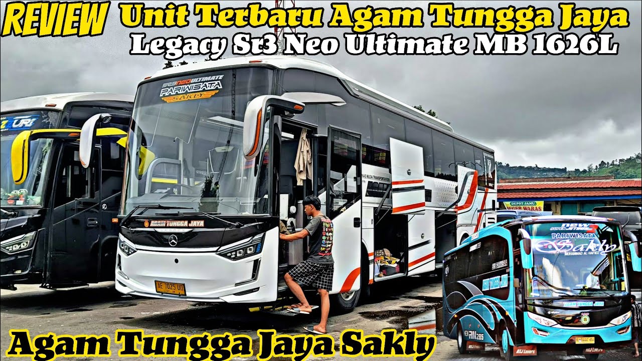 Unit Terbaru Agam Tungga Jaya dengan Livery Putih | Nick Legend Kembali hadir 