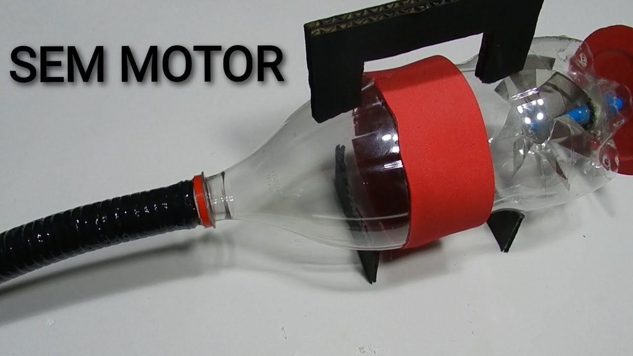 FAÇA UM INCRÍVEL ASPIRADOR DE PÓ SEM USAR MOTOR