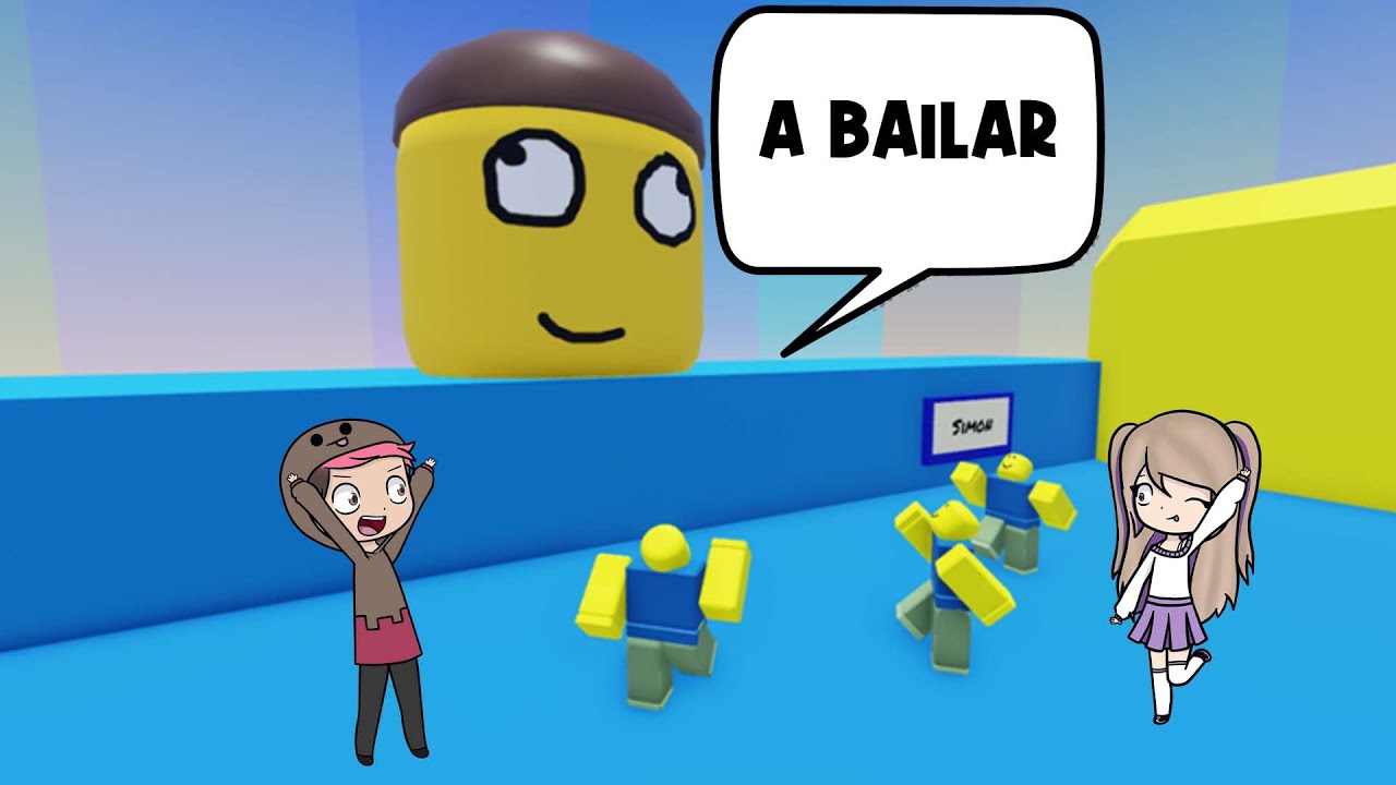 SIMON TONTO DICE MOMENTOS DIVERTIDOS CON LYNA EN ROBLOX !!