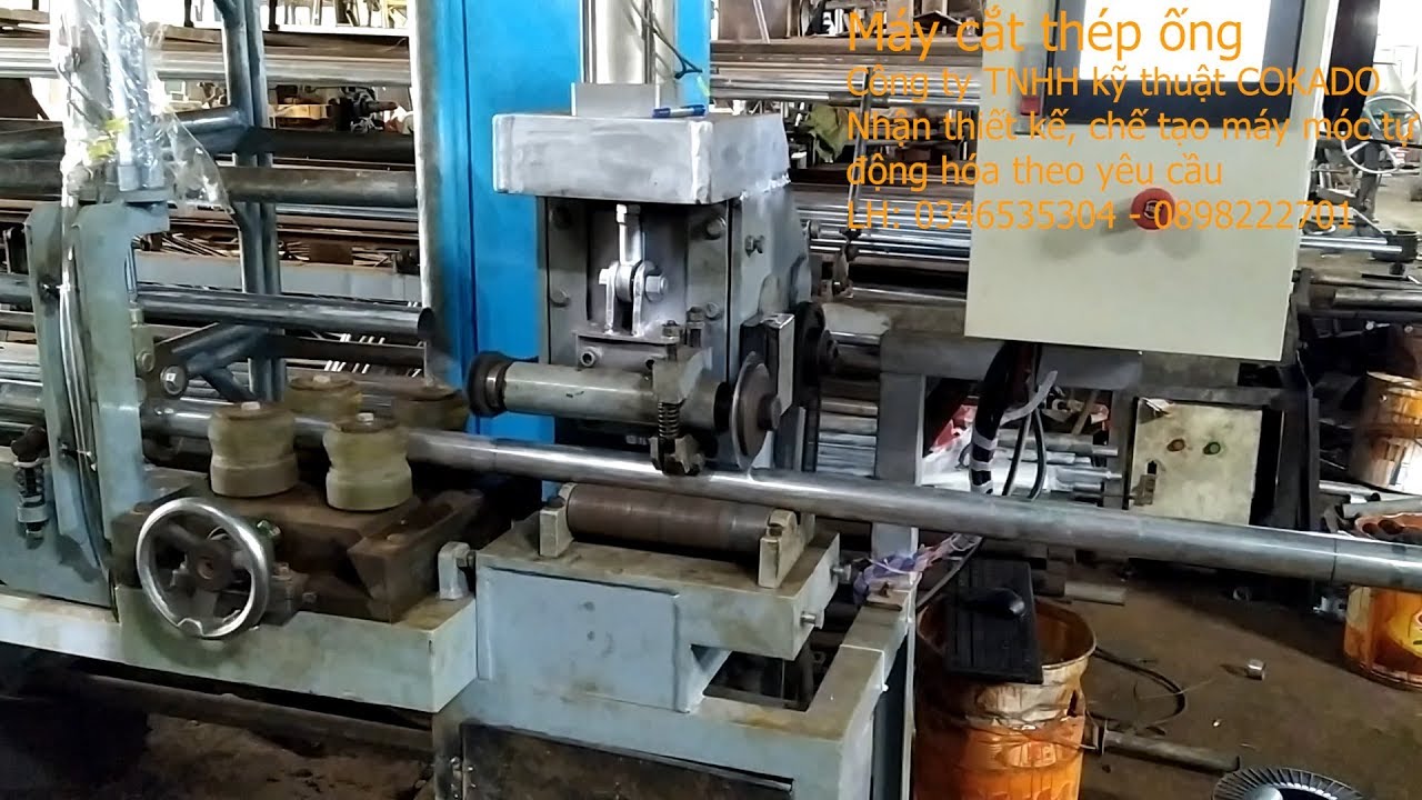 Máy cắt thép ống tự động