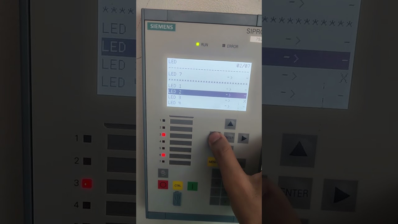 Siemens 7SJ66 Navigation in Relay