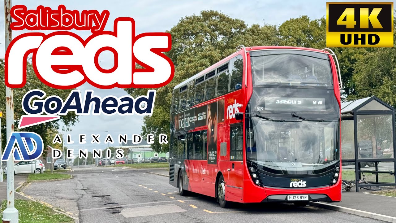 [Salisbury Reds Bus Go South Coast: X4 Salisbury to Larkhill, Boscombe Down & Amesbury] Enviro400MMC