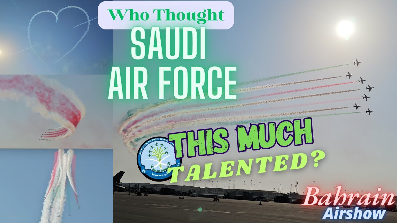 Saudi Hawks Aerobatic Team Talent - Royal Saudi Air Force - Bahrain Airshow 2024 - BAE Hawk Mk.65