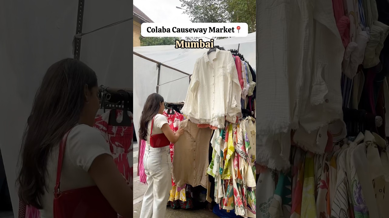 Colaba Causeway Market📍#mumbaimarket #mumbaimarkets #shorts2025 #colabamarket #colabacauseway #fyp