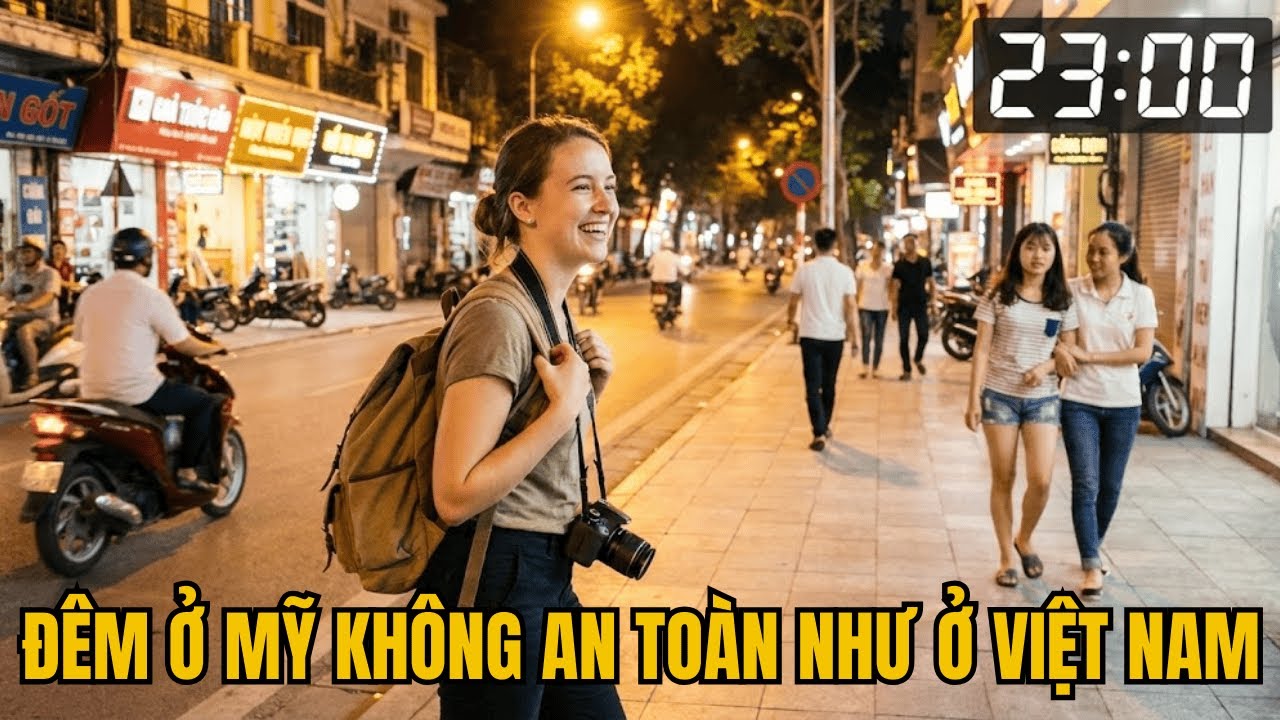 Người Mỹ Nghĩ Gì Khi Thấy Phụ Nữ Việt Nam Đi Bộ Một Mình Giữa Đêm? Sự Thật Ngỡ Ngàng