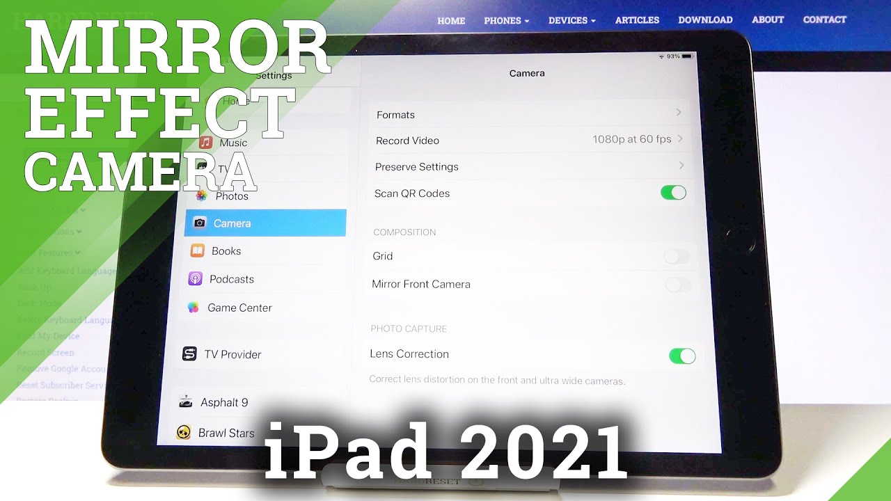 How to Disable Camera Mirror Effect in iPad 2021 &ndash; Font Camera Settings
