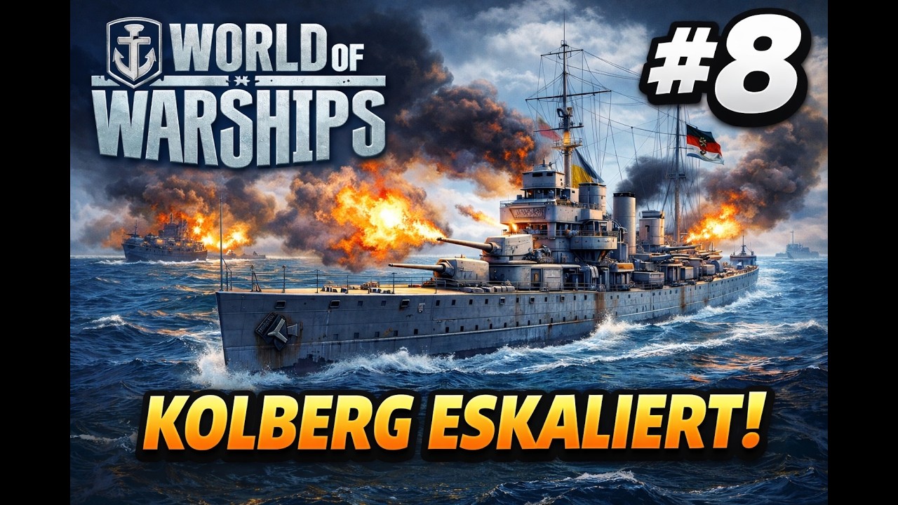 World of Warships #8 – Kolberg ZERSTÖRT alles! 126k Damage!