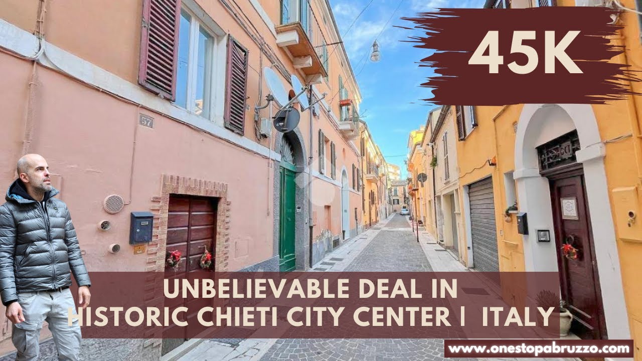 Incredible Apartment With Balconies in Beautiful Historical Chieti in Italy | Virtual Property Tour