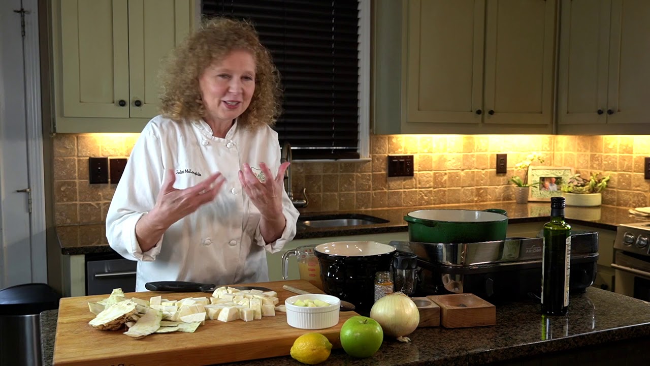 Earthy Celeriac and Apple Soup