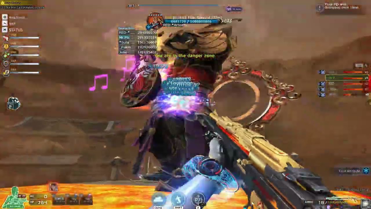 BOSS FIGHT 6 STAR TIDE GENERAL - GOD ZONE ZA4 (CFPH)