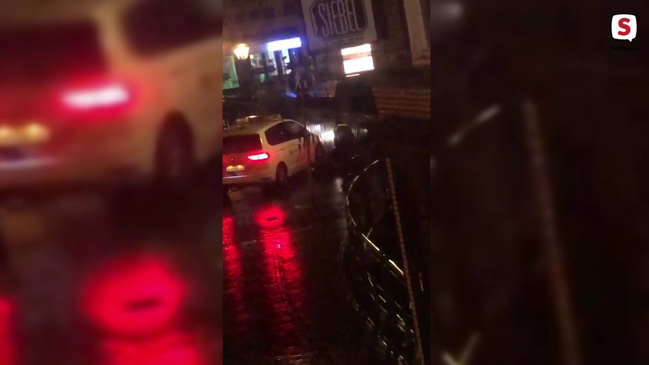 Inbrekers juwelierszaak Siebel Leiden op heterdaad betrapt, politie rijdt één van hen omver