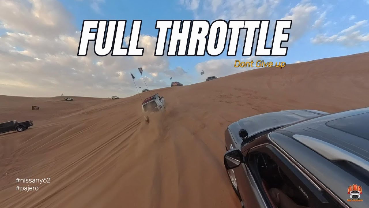 4LLC Full Throttle #mitsubishipajero #4wheel #fullthrottle #drift #dunebashing