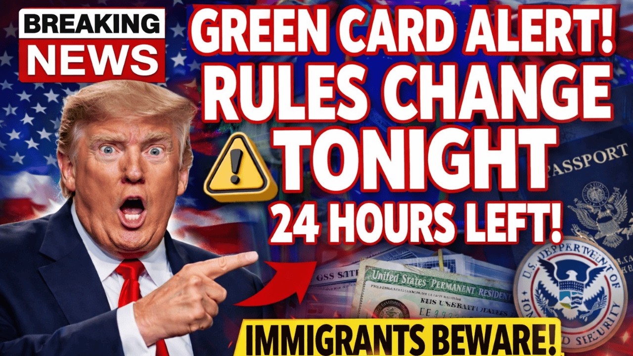 USCIS CONFIRMS New Rule | Green Card & Visa Changes Tonight | What Immigrants Must Do