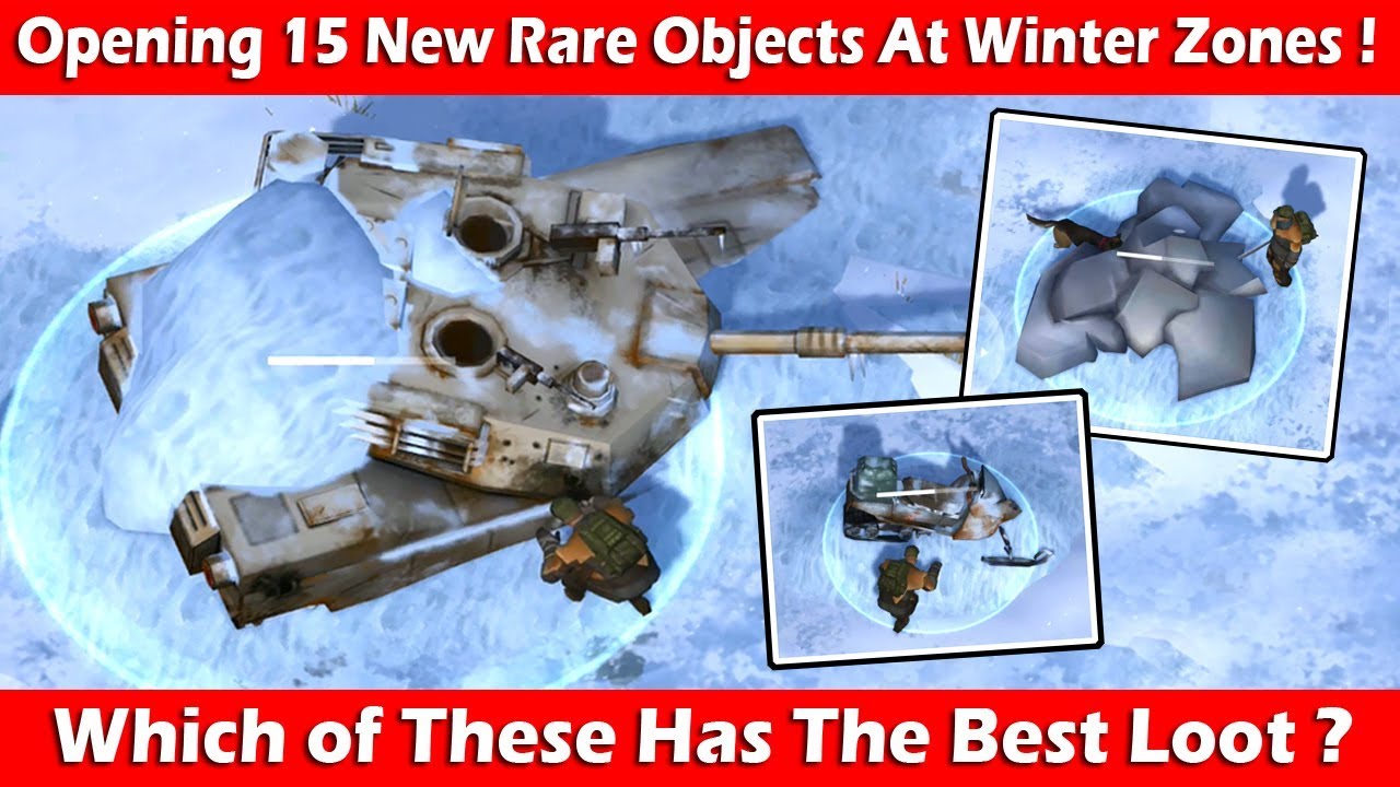 Opening 15 New Rare Lootable Objects At Winter Zones (1.9.7) ! Last Day On Earth Survival