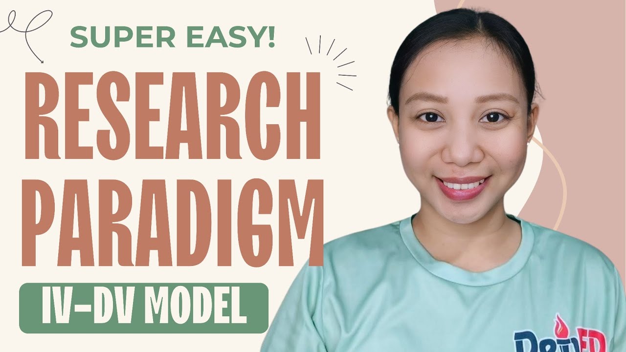 I made the Paradigm of the Study in less than 5 minutes | Discussion & Sample | IV-DV Model