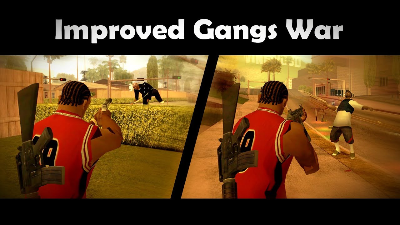 GTA San Andreas Improved Gangs War