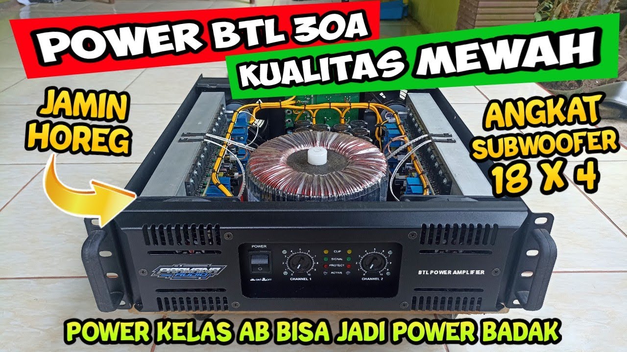 POWER BTL 30 AMPER SPEK BALAP !!! SIAP BUAT RENTAL HAJATAN