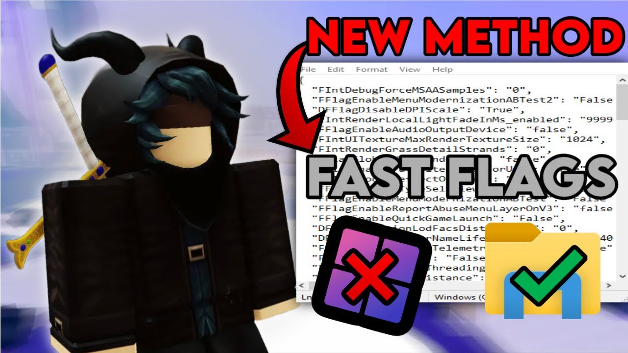 Как использовать быстрые флаги после патча в Roblox l Blox Fruits l Kyuuru