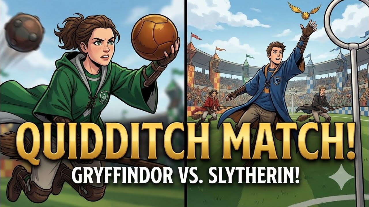 DO NOT MISS THIS SHOT! Epic Quidditch Victory in Hogwarts Mystery! 🏆🧹 #quidditch @harrypotter