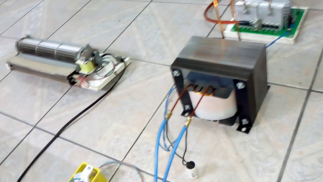 Testando transformador de 5000w onda senoidal