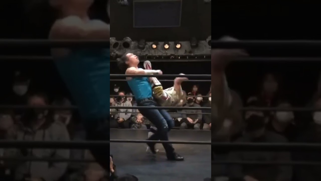 プロレスごっこで磨きあげたスイート・チン・ミュージック #GanPro #prowrestling #puroresu #wrestleuniverse