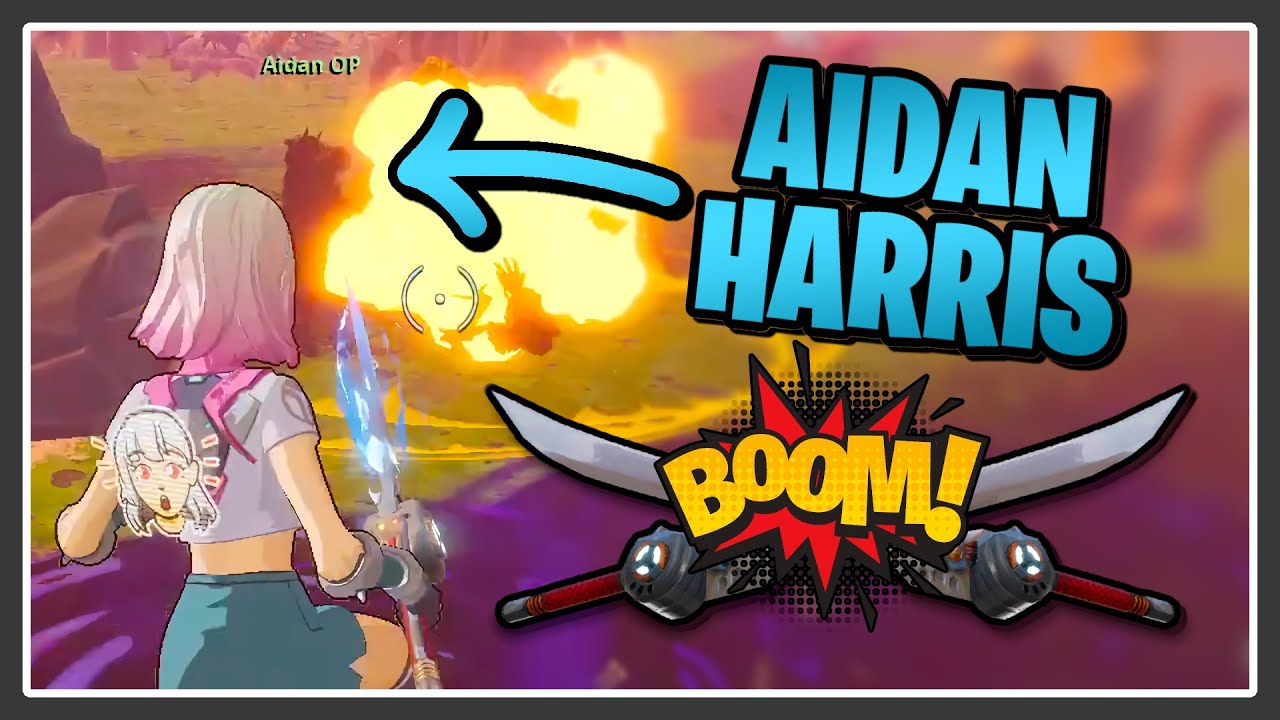 Showing AIDAN HARRIS the POWER of the STORMBLADE in Fortnite Save the World!