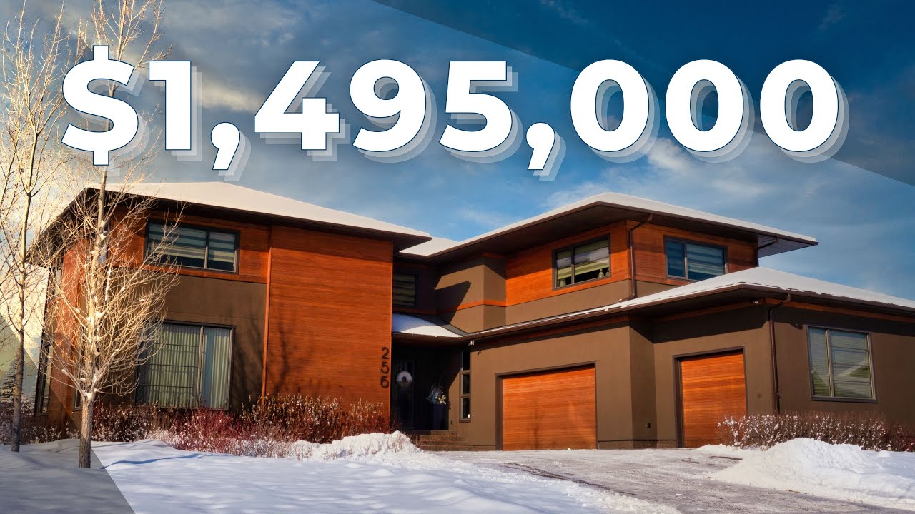 Inside a $1,495,000 Modern Mansion In Calgary's Elbow Valley! Million Dollar Property Tour