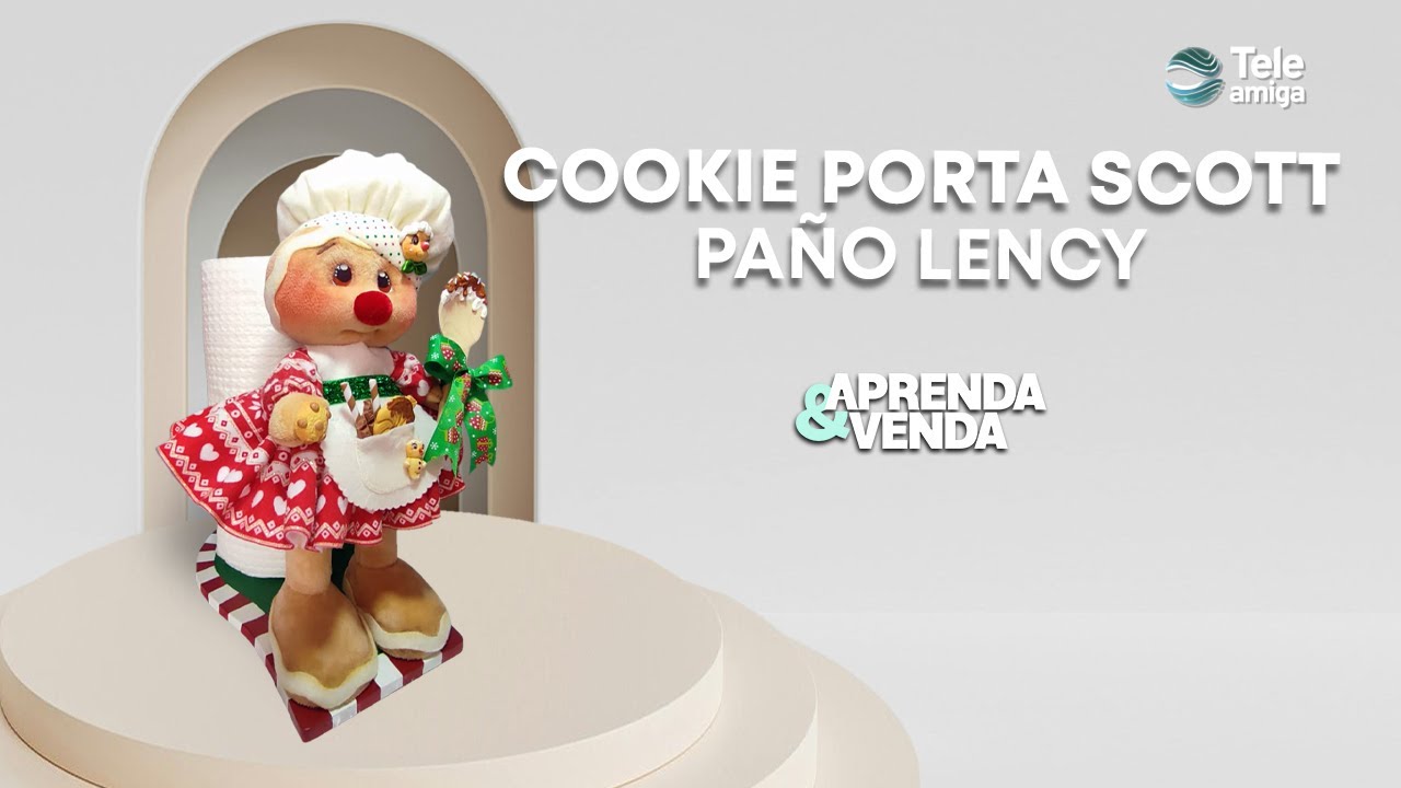 COOKIE PORTA SCOTT PAÑO LENCY en Aprenda y Venda - Teleamiga