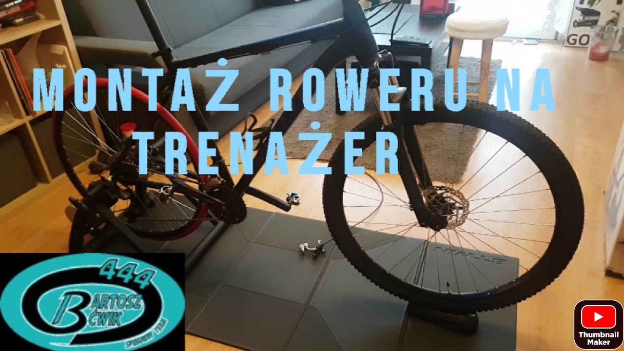 Montaż roweru Kellys Spider 50 na trenażer B`TWIN IN`RIDE 100/ #BartoszCwik444