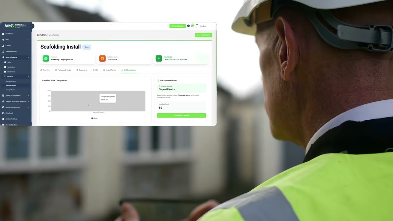 Simplify Tender Management with Full Digital Control | WMS Tender Module