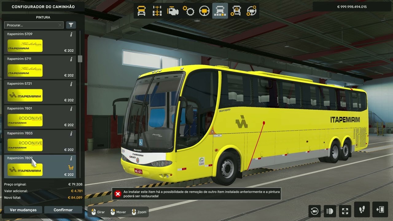 Conheça as 153 Skins disponíveis no Marcopolo Paradiso G6 1200 M-B by Norman Mods!