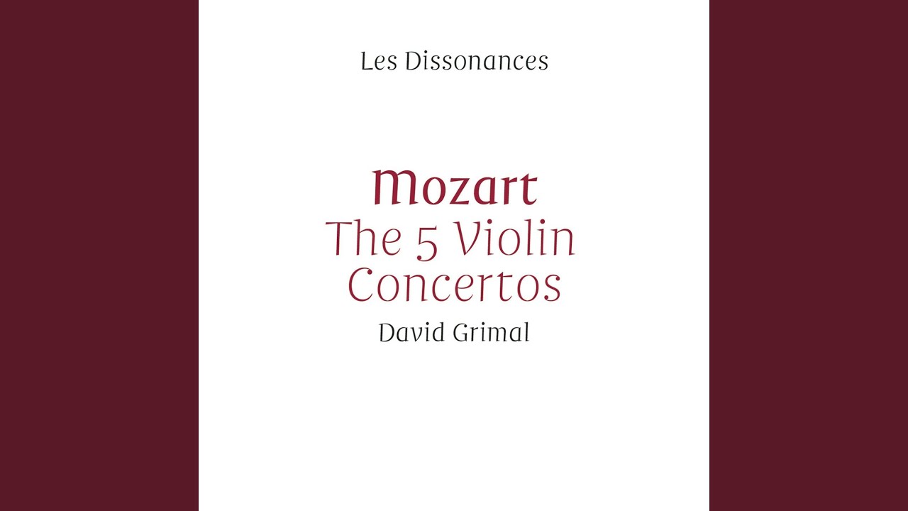 Violin Concerto No. 3 in G Major, K. 216: II. Adagio