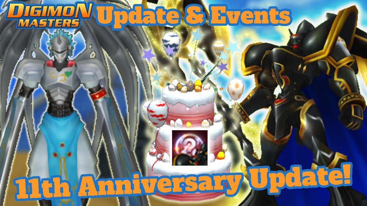 DMO Update & Events :  Anniversary event & SlashAngemon! - Digimon Masters Online GDMO/NADMO