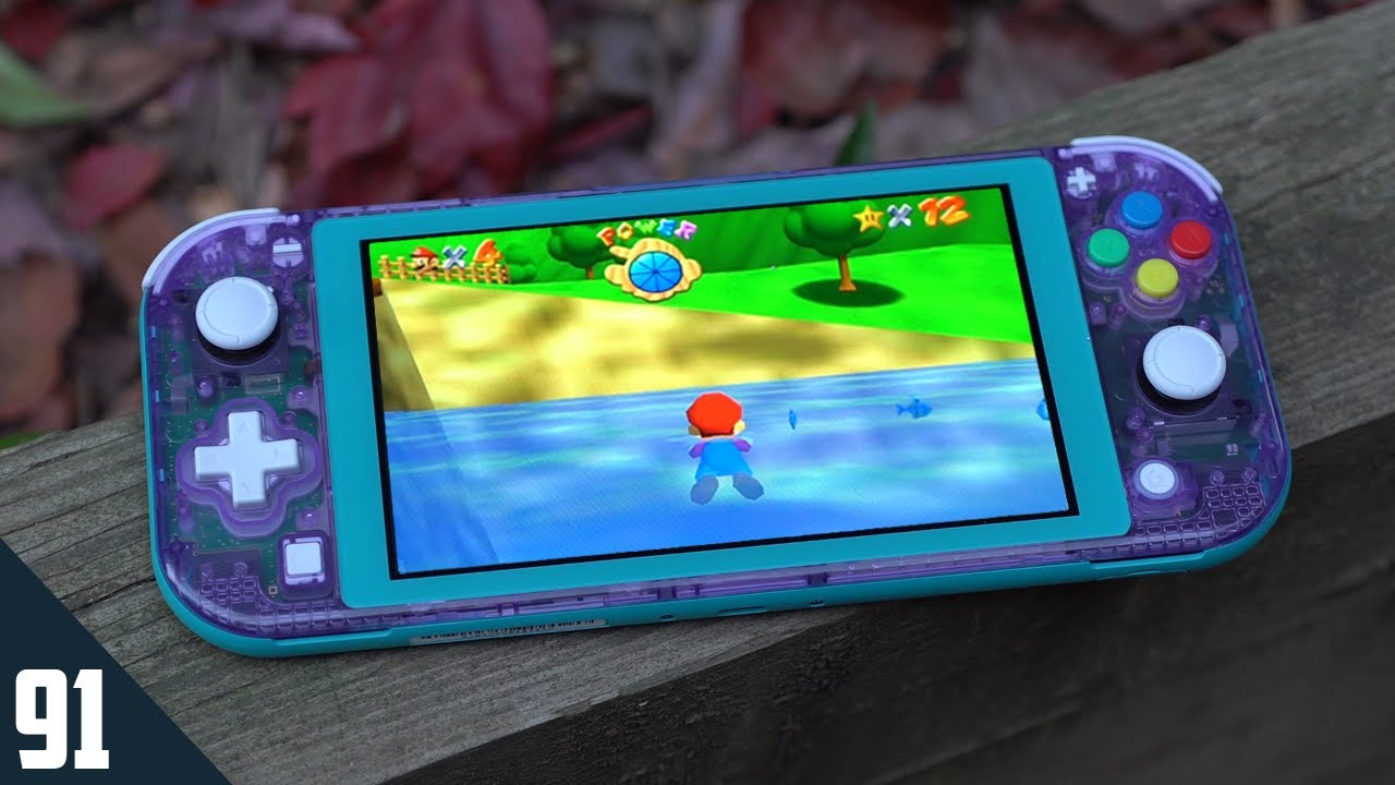 Nintendo Switch Lite - Atomic Purple Case Mod!