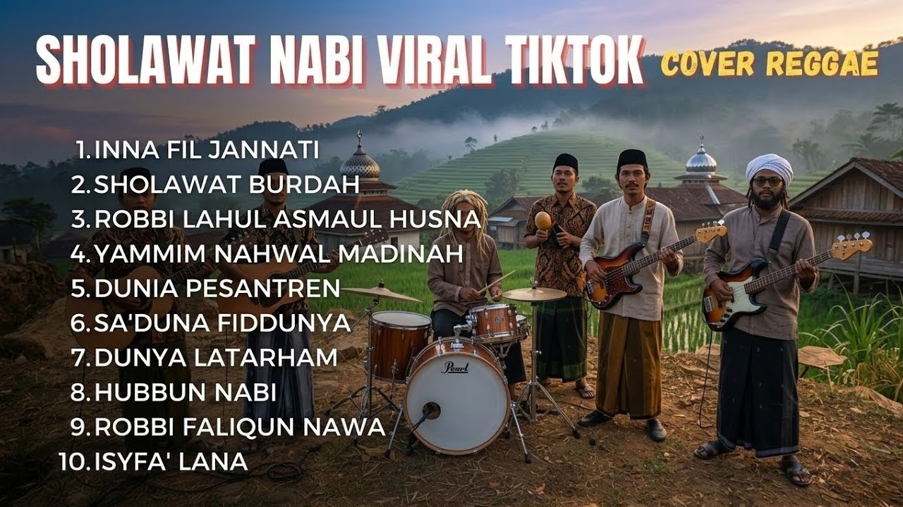 SEKALI DENGAR, INGIN MENGULANG LAGI 💯 FULL ALBUM SHOLAWAT REGGAE VIRAL TIKTOK & SPOTIFY TERBAIK 
