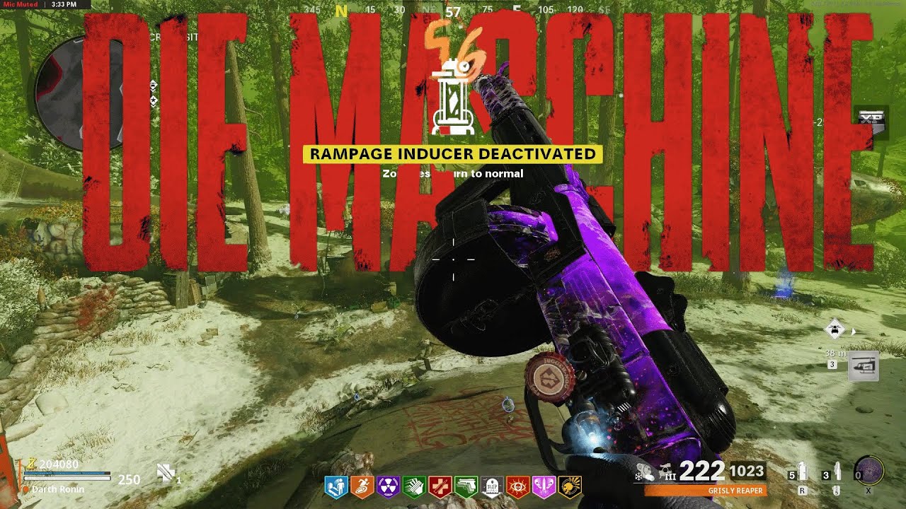 call of Duty Cold war zombies Rampage Inducer Die Machine in 2023 | Ppsh 41 Gameplay