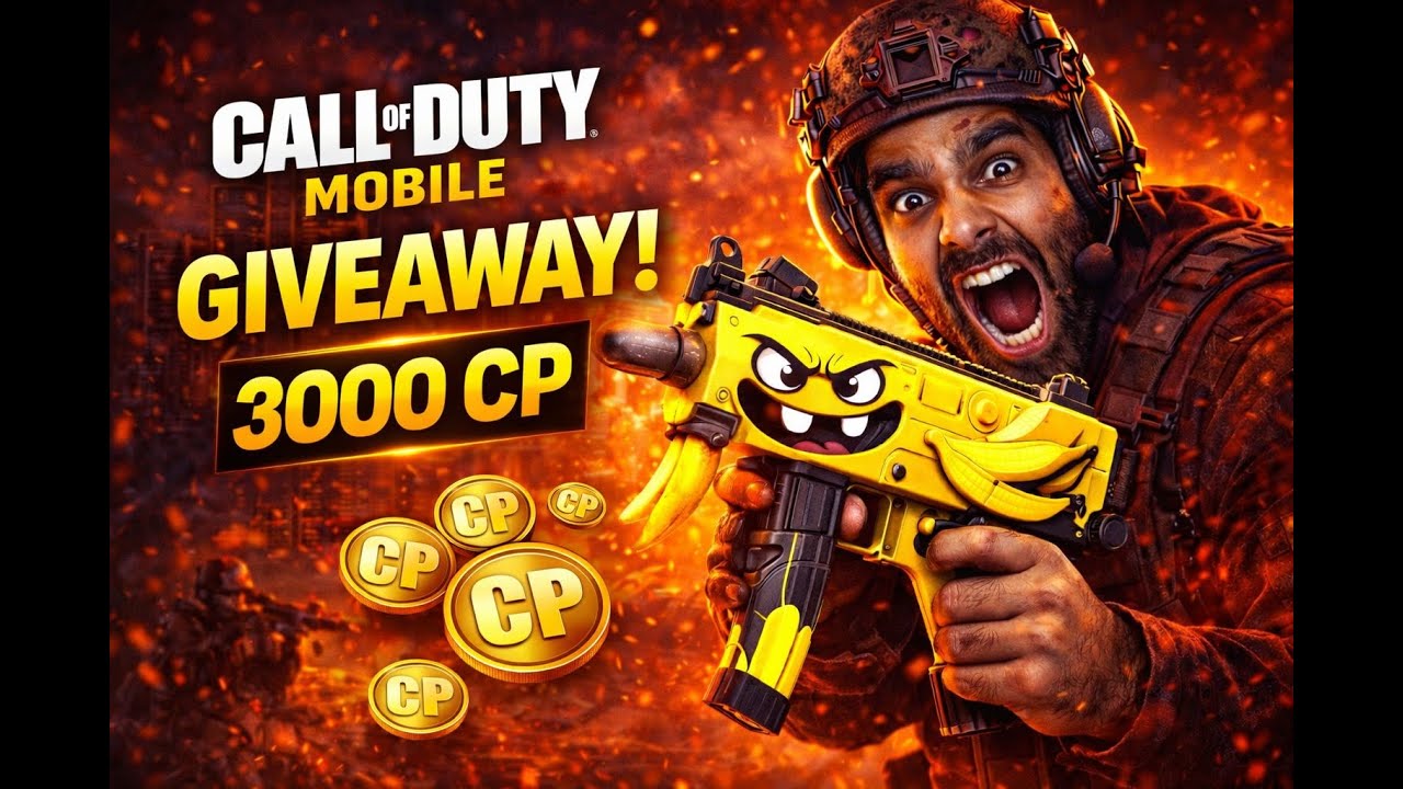 3000 CP GIVEAWAY ! 🍌🔥 | Top 5000 Rank Push | COD Mobile LIVE