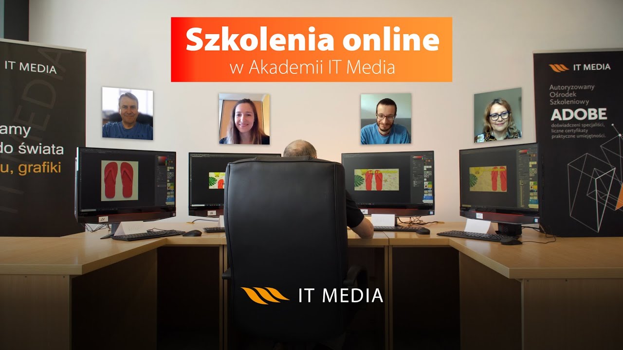 Szkolenia online w Akademii IT Media | Kursy grafiki komputerowej, DTP, video, marketingu, 3D, www