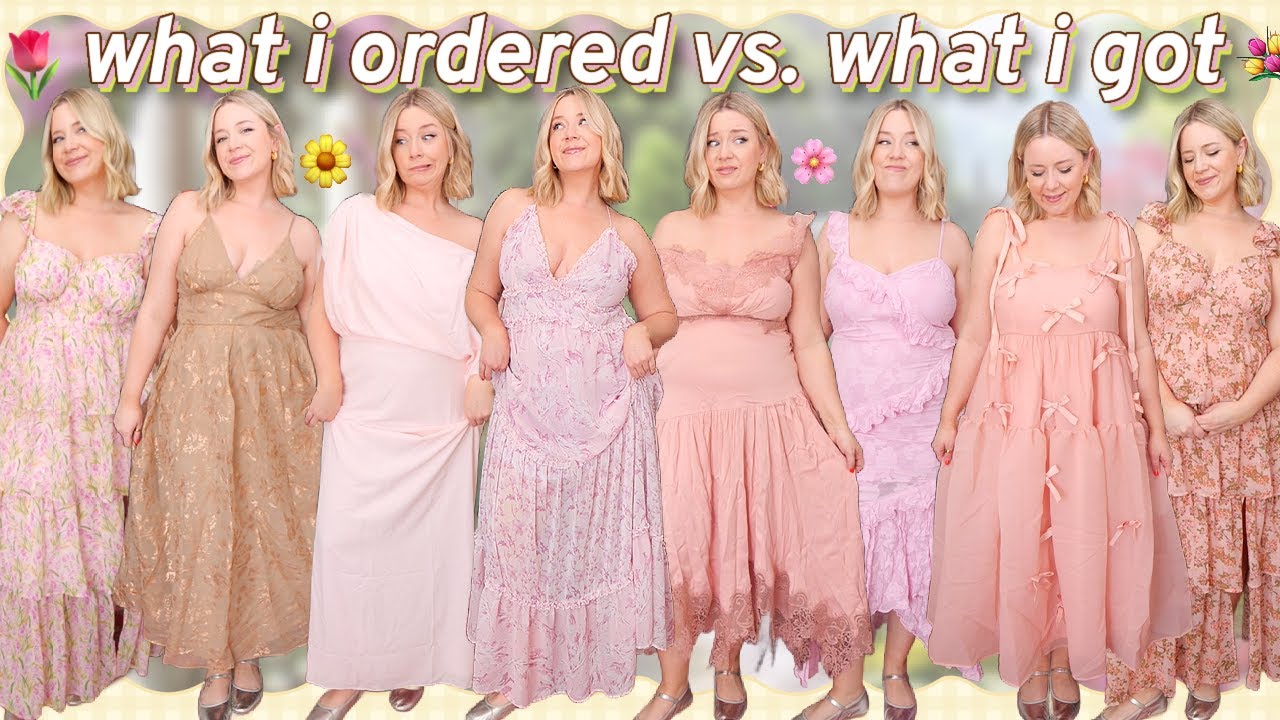 i tried on 11 wedding guest dresses (why is finding a cute plus size dress SO HARD?!)